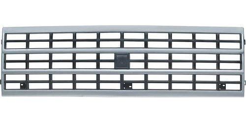 T70611 1989-91 Chevrolet R/V-Series Pickup, Blazer, Suburban; Front Grill; Single Headlamps; Argent Silver
