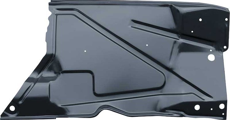 T70652 1955-57 Chevrolet, GMC Truck; Inner Fender Skirt; Drivers Side; EDP Coated