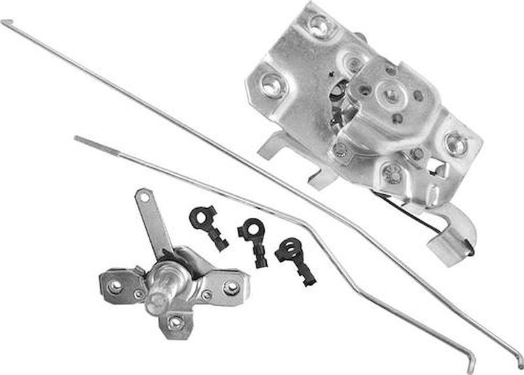 T70895 1967-71 Chevy Pickup, Blazer/Jimmy, Suburban; Door Latch Assembly; Rods and Relay; LH Driver Side