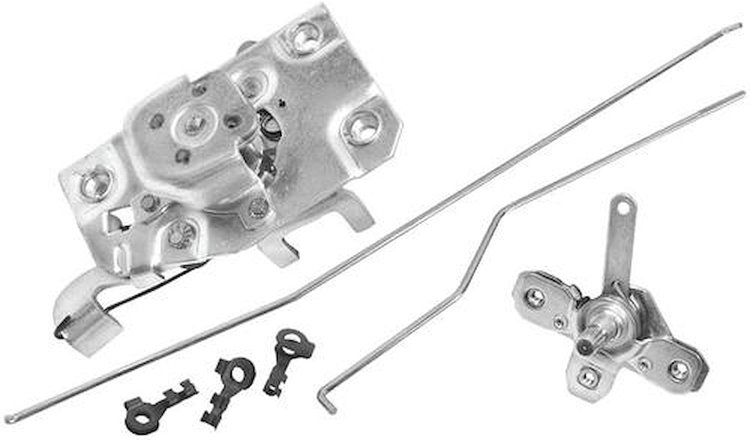 T70896 1972 Chevy Pickup, Blazer/Jimmy, Suburban;; Door Latch Assembly; Rods and Relay; Passenger Side