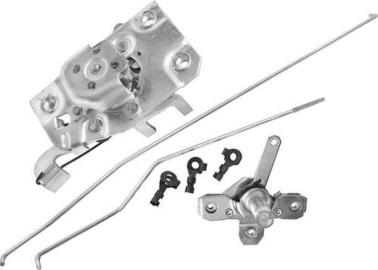 T70897 1972 Chevrolet, GMC Truck; Door Latch Assembly; Rods and Relay; LH Driver Side