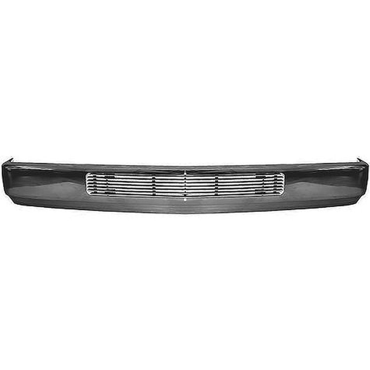 T71087P Front Bumper; 1988-98 Chevrolet, GMC Truck; Without Lights; With Single Insert; Painted
