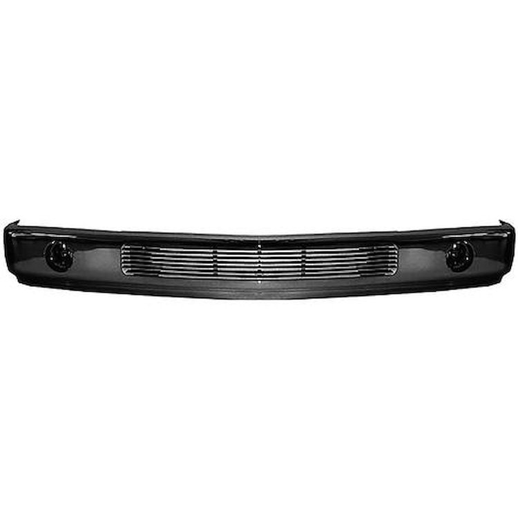 T71088P Front Bumper; 1988-98 Chevrolet, GMC Truck; With Fog Lamps; With Single Insert; Paintable