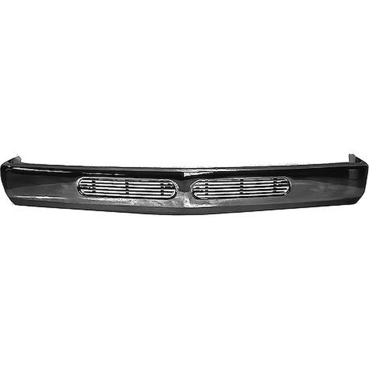 T71101P Front Bumper; 1988-98 Chevrolet, GMC Truck; With Dual Insert; Without Lights; Paintable
