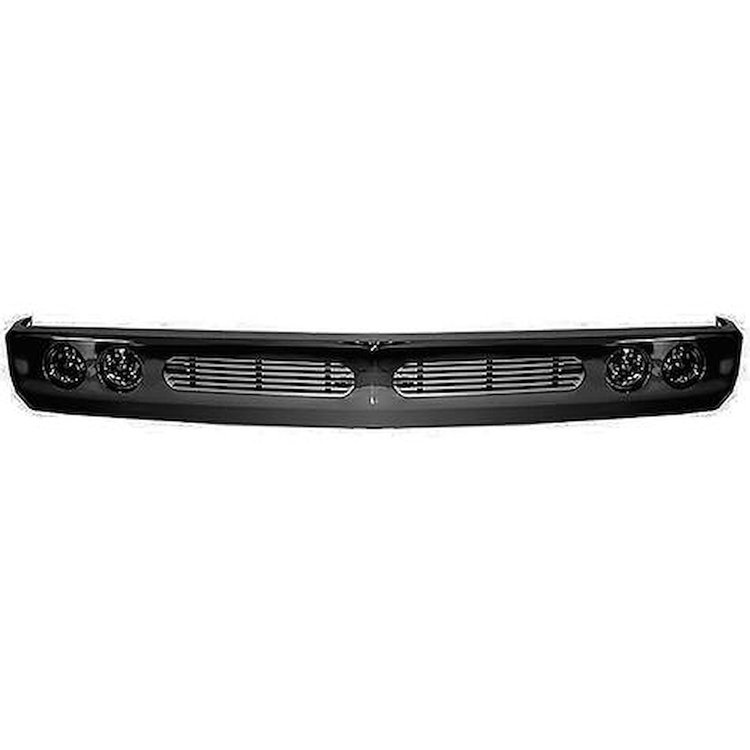 T71103P Front Bumper; 1988-98 Chevrolet, GMC Truck; with Driving & Fog Lamps; with Dual Insert; Paintable