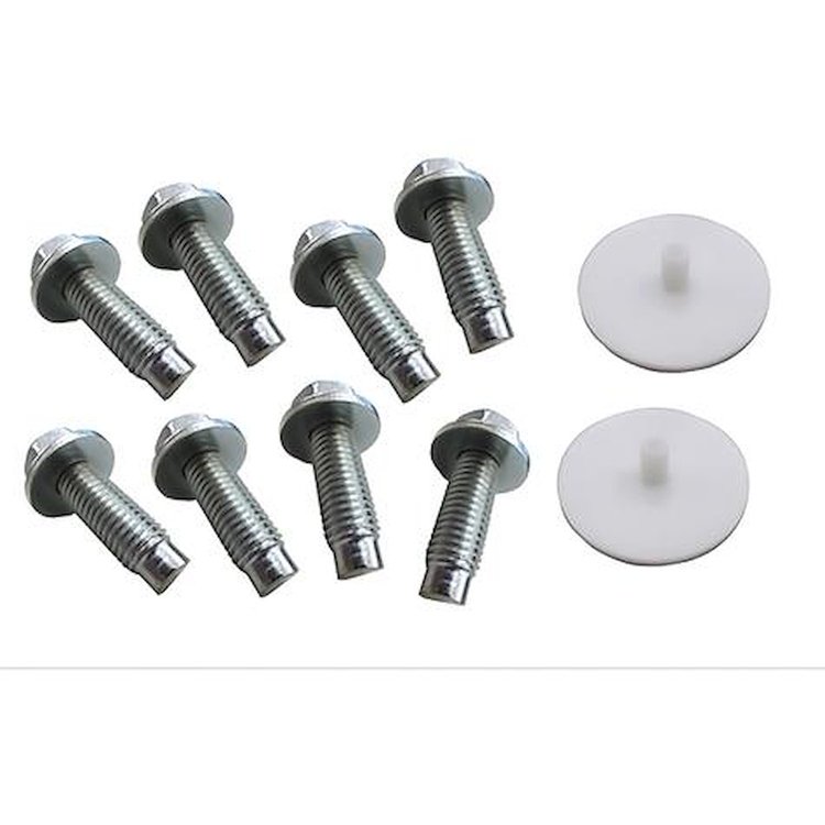 T71217 1988-98 Chevy, GMC Stepside Pickup Truck; Bed to Frame Mounting Hardware Set; 10-piece; OE-Style