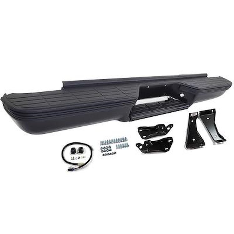T71253 Rear Step Bumper for 1988-2000 Chevy/GMC C/K Trucks, GMT400, Stepside