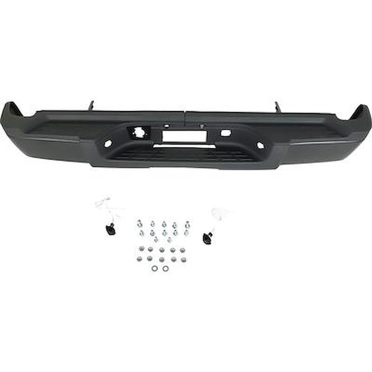 T71286 Rear Step Bumper Assembly; 2007-10 Silverado, Sierra 2500HD, 3500 GMT900 Single Rear Wheel Models