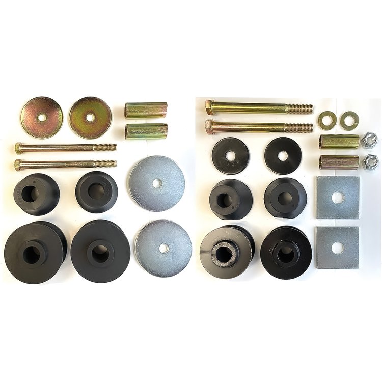 Cab Mounting Bushing and Hardware Set 1967-72 Chevy, GMC 1/2 Ton, 2wd