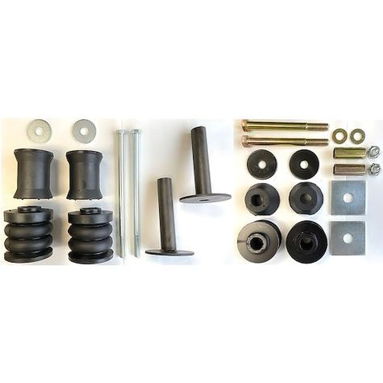 T71291 Cab Mounting Bushing and Hardware Set; 1967-72 Chevrolet K10, C/K20, GMC K15, C/K25; Reproduction