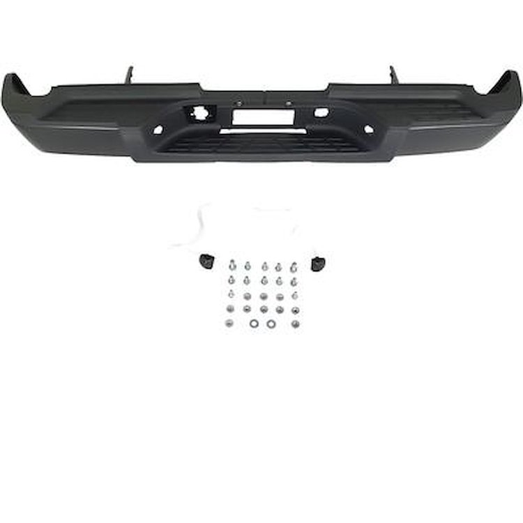 T71300 Rear Step Bumper Assembly; 2007-10 Silverado, Sierra 3500 GMT900 Dual Rear Wheel Models Parking