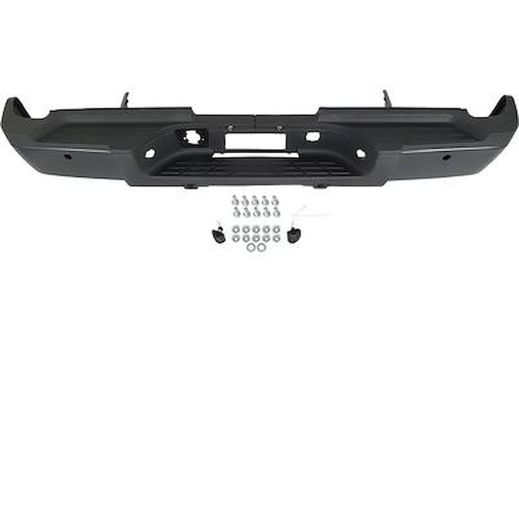 T71301 Rear Step Bumper Assembly; 2007-10 Silverado, Sierra 3500 GMT900 Dual Rear Wheel Models Parking