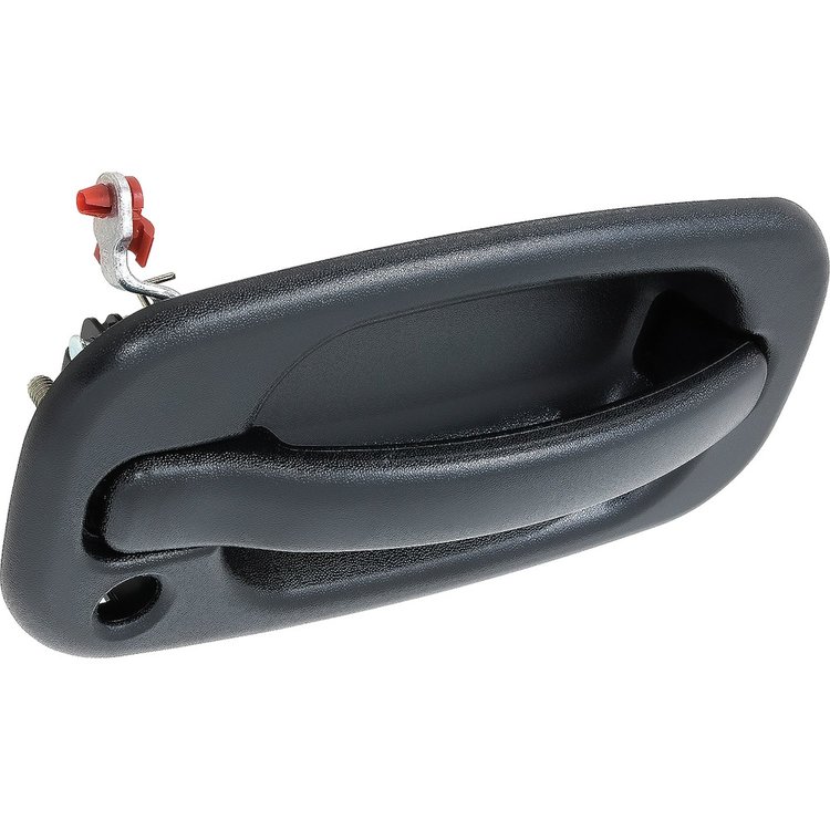 T76007 1999-07 Chevrolet, GMC Truck/SUV; Exterior Door Handle; With Key Hole; Black Textured; Front; Right