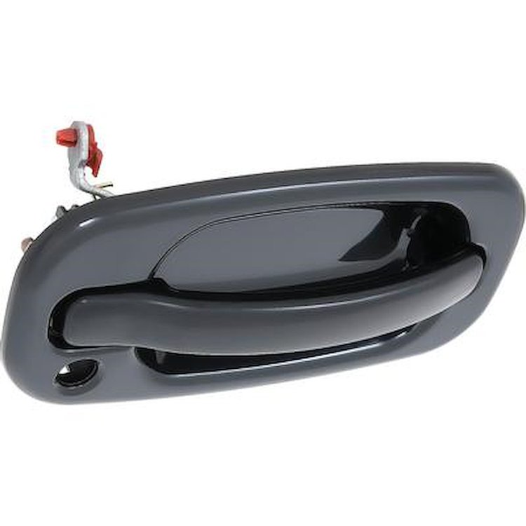 T76009 1999-07 Chevrolet, GMC Truck/SUV; Exterior Door Handle; With Key Hole; Black Smooth; Front; Right