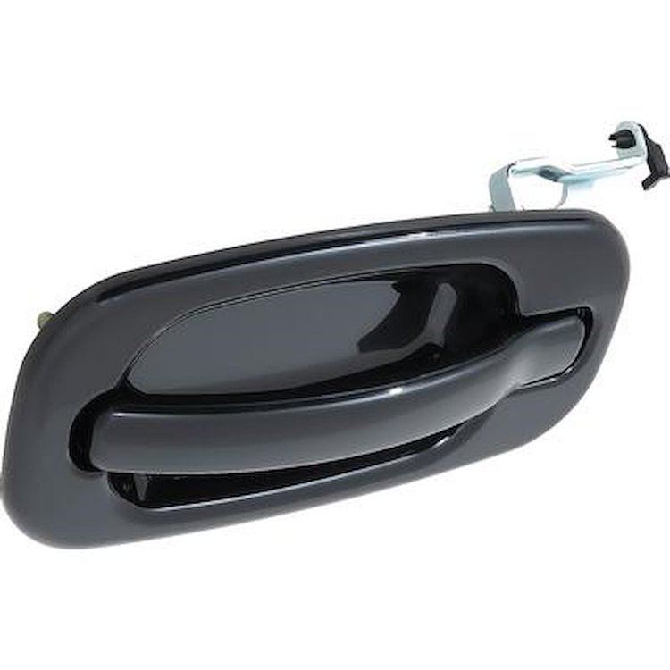T76014 1999-07 Chevrolet, GMC Truck/SUV; Exterior Door Handle; Black Smooth; Rear Side Door; Left