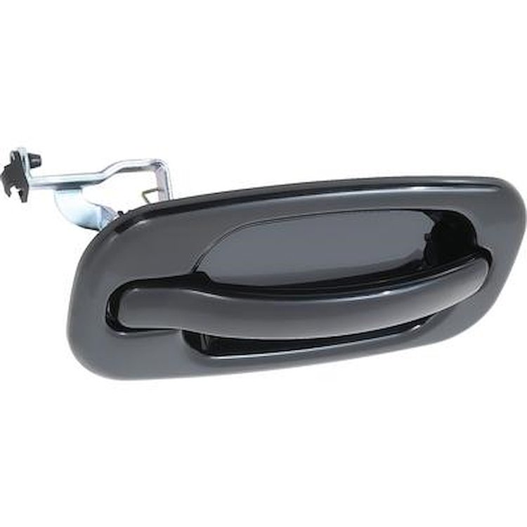 T76015 1999-07 Chevrolet, GMC Truck/SUV; Exterior Door Handle; Black Smooth; Rear Side Door; Right