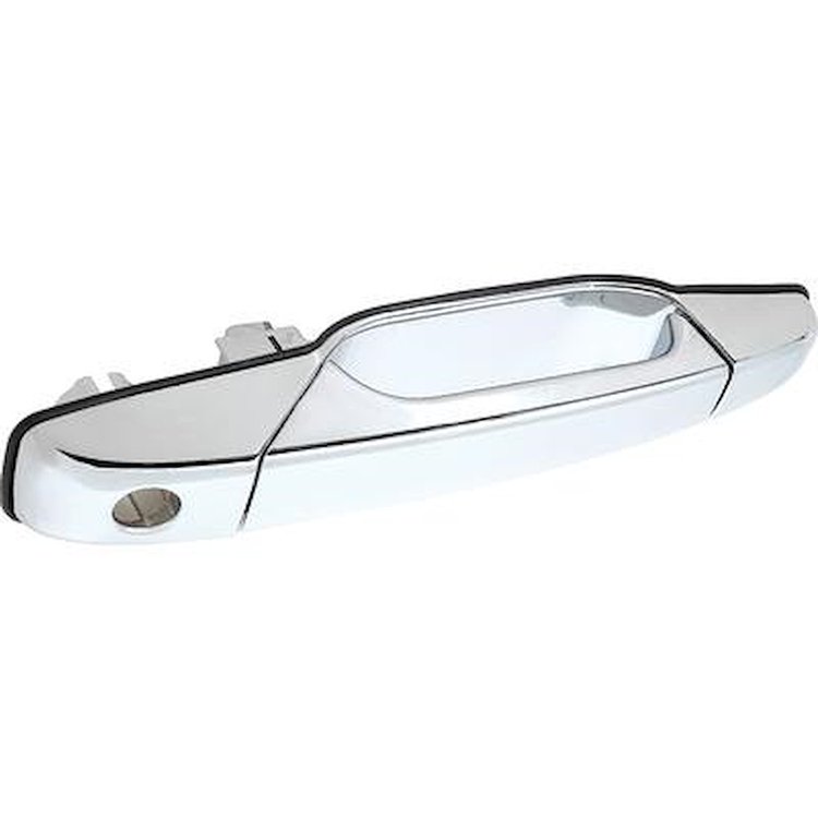 T76026 2007-13 Chevrolet, GMC Truck/SUV; Exterior Door Handle; With Key Hole; All Chrome; Front; Left