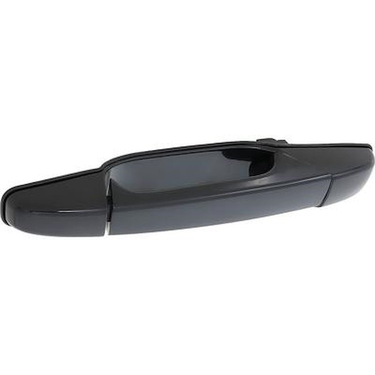 T76035 2007-13 Chevrolet, GMC Truck/SUV; Exterior Door Handle; Black Smooth; Rear Side Door; Right