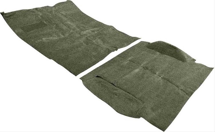 TB14114B4P 1969-72 Blazer/Jimmy High Hump; Moss Green; Passenger Area Molded Loop Carpet Set