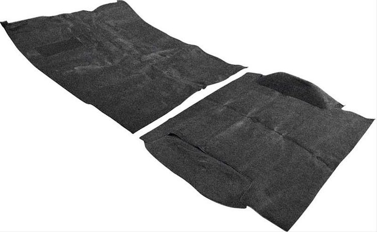TB17157C4P 1981-91 Blazer/Jimmy 4WD Charcoal; Passenger Area Molded Cutpile Carpet Set