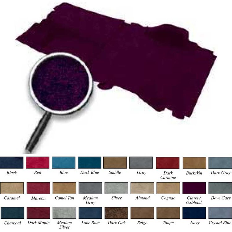 TB17175C1C 1981-84 Blazer / Jimmy 2 Wheel Drive Oxblood Complete Molded Cut Pile Carpet Set