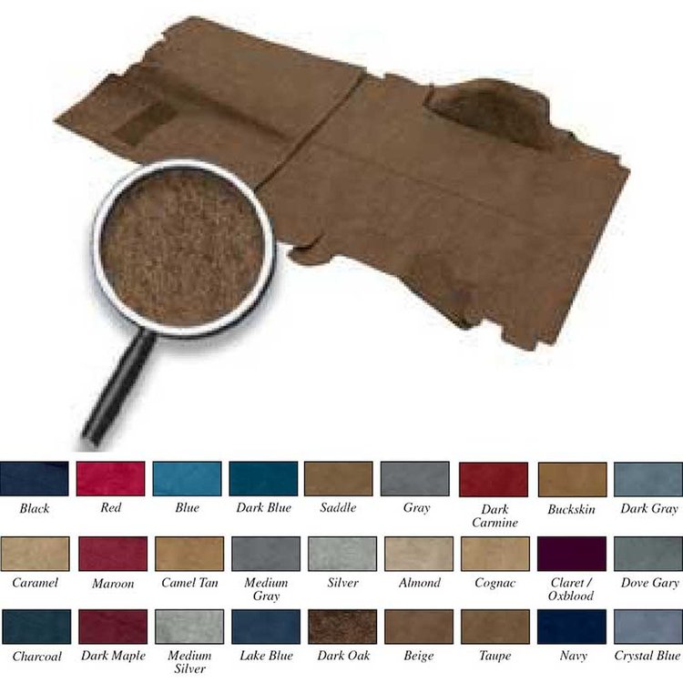 TB19243C1C 1995-97 Chevrolet Tahoe 2 Door Taupe Complete Molded Cut Pile Carpet Set