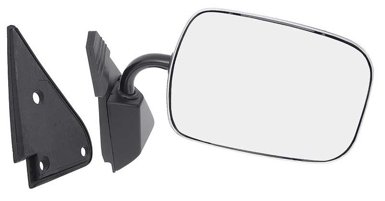 TC3820 1988-02 Chevy, GMC Pickup, Blazer, Tahoe, Suburban; Outer Door Mirror; Chrome; RH Passenger Side