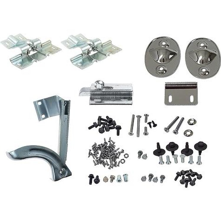 TDK2 1966 Mustang Fastback Trap Door Hardware Component Kit
