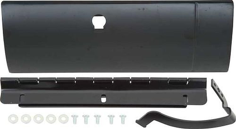 TF100369 1955-56 Chevy Bel Air, 150, 210, Nomad; Glove Box Door Assembly; EDP Coated
