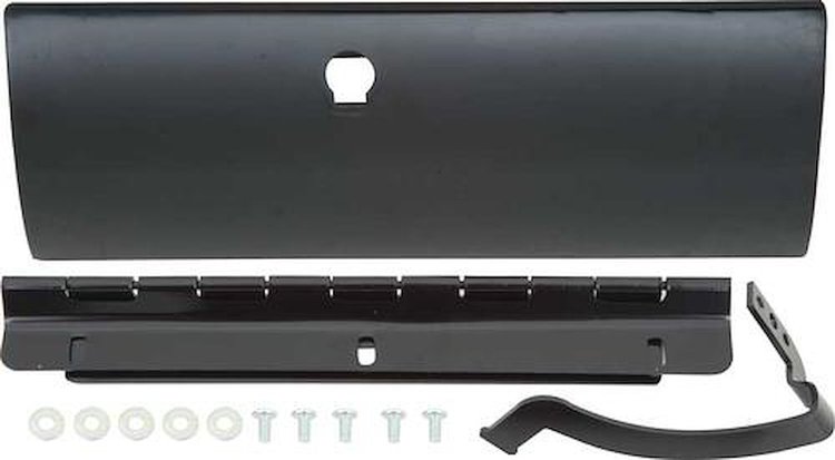 TF100370 1957 Chevy Bel Air, 150, 210, Nomad; Glove Box Door Assembly; EDP Coated