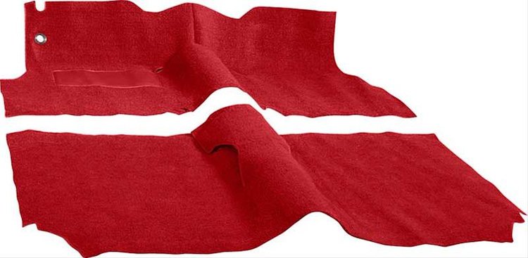 Daytona Weave Molded Carpet 1956 Chevrolet Hardtop
