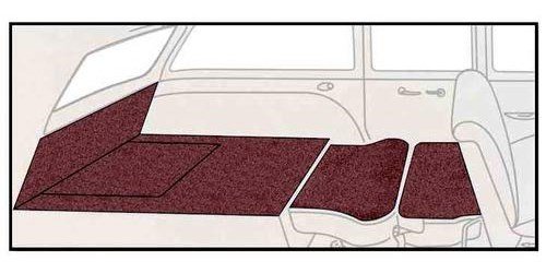 Superior Loop 5-Piece Carpet Set 1955-57 Chevrolet Wagon
