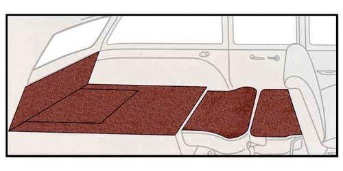 Superior Loop 5-Piece Carpet Set 1955-57 Chevrolet Wagon