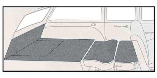 Superior Cut Pile 5-Piece Carpet Set 1955-57 Chevrolet Wagon