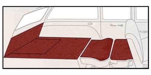 Superior Loop 5-Piece Carpet Set 1955-57 Chevrolet Nomad