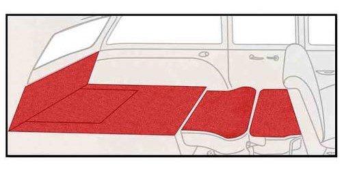 Superior Cut Pile 5-Piece Carpet Set 1955-57 Chevrolet Nomad
