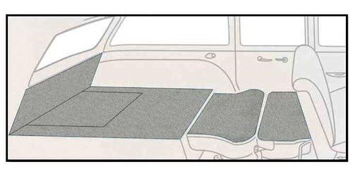 Superior Cut Pile 5-Piece Carpet Set 1955-57 Chevrolet Nomad