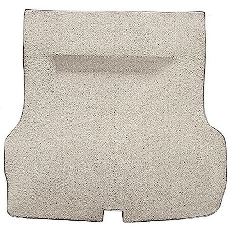 TF118835 1955-57 Bel Air, Two-Ten; 2 or 4 Door Hardtop, Sedan; Molded Trunk Area Carpet w/o Spare Tire Cutout; Cutpile; Tan