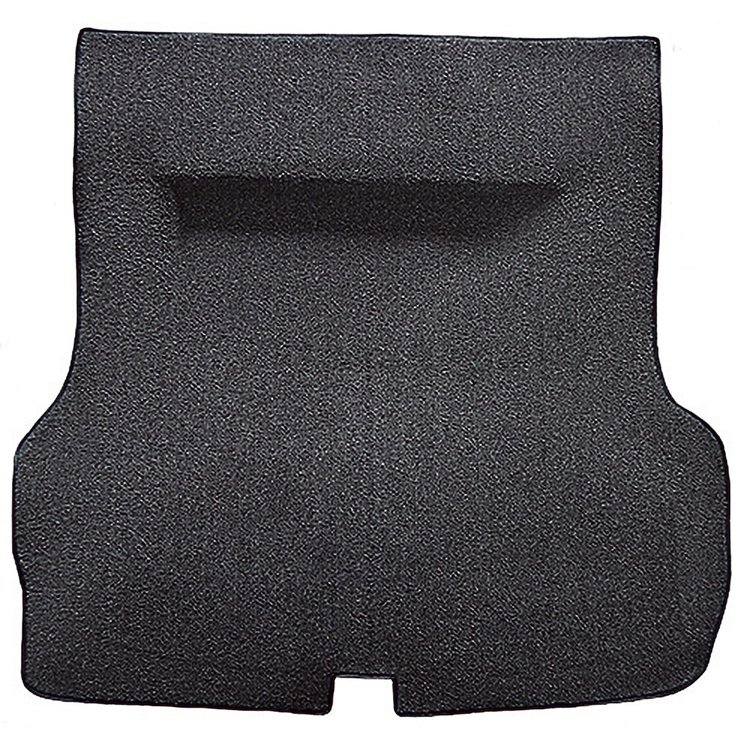 TF118901 1955-57 Bel Air, Two-Ten; 2 or 4 Door Hardtop, Sedan; Molded Trunk Carpet w/o Spare Tire Cutout; Loop; Black
