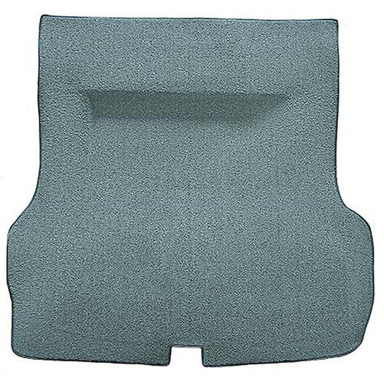 TF118906 1955-57 Bel Air, Two-Ten; 2 or 4 Door Hardtop, Sedan; Molded Trunk Carpet w/o Spare Tire Cutout; Loop; Aqua