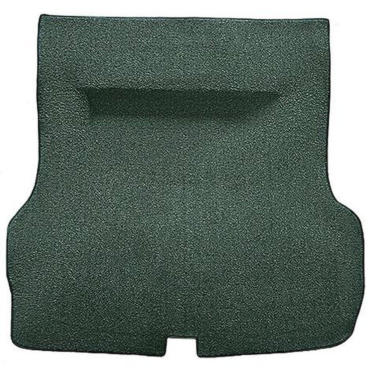 TF118913 1955-57 Bel Air, Two-Ten; 2 or 4 Door Hardtop, Sedan; Molded Trunk Carpet w/o Spare Tire Cutout; Loop; Dark Green