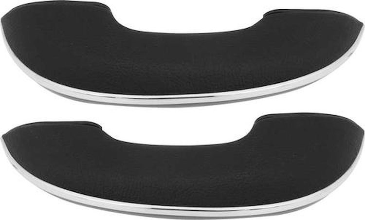 TF125063 Arm Rest Base & Pad Assemblies; 1955-56 Chevrolet 150, 210; 2 & 4 Door, Hardtop, Sedan; Pair