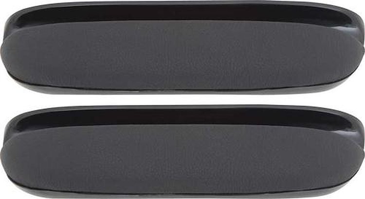 TF125065 Armrest Assemblies; 1957 Chevrolet 150/210 2/4 Door Hardtop/Sedan; Black