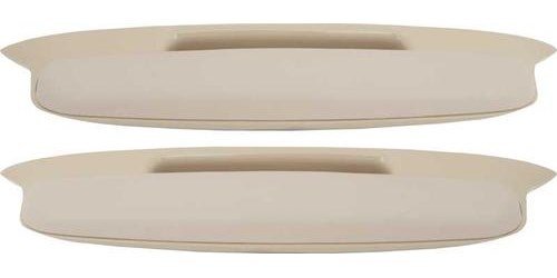 TF125073 Armrest Assemblies; 1957 Bel Air 2/4 Door Hardtop, Sedan; Beige