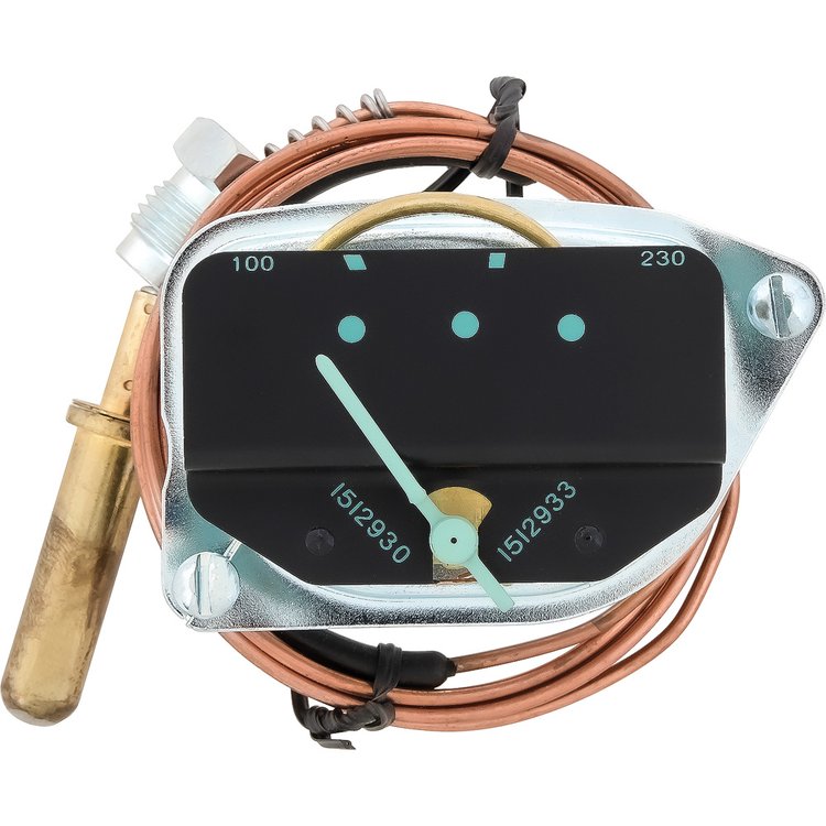 TF126121 Mechanical In-Dash Water Temperature Gauge for 1955 Chevy