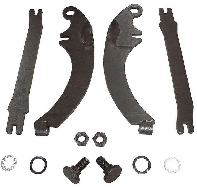 TF138211 Parking Brake Shoe Lever And Spreader Bar Hardware Set for 1955-1957 Chevy Bel Air, Del Ray, 150, 210