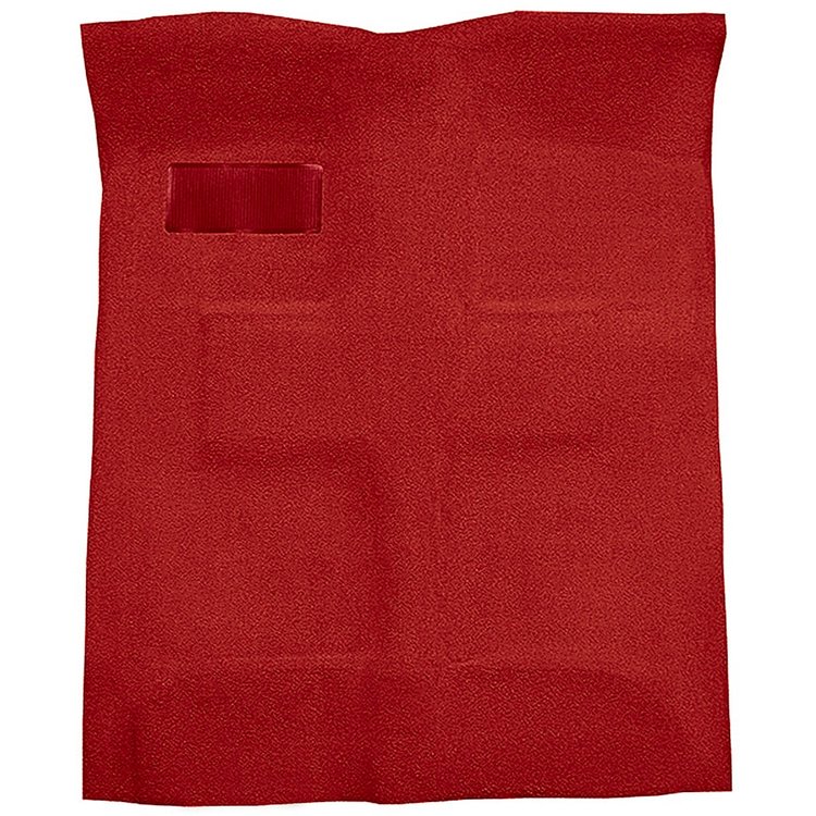 TF218302 1955-57 Bel Air, Two-Ten, One-Fifty; 2 or 4 Door Sedan, Wagon; Cut & Sewn Carpet Kit; Mass Backing; Cutpile; Red