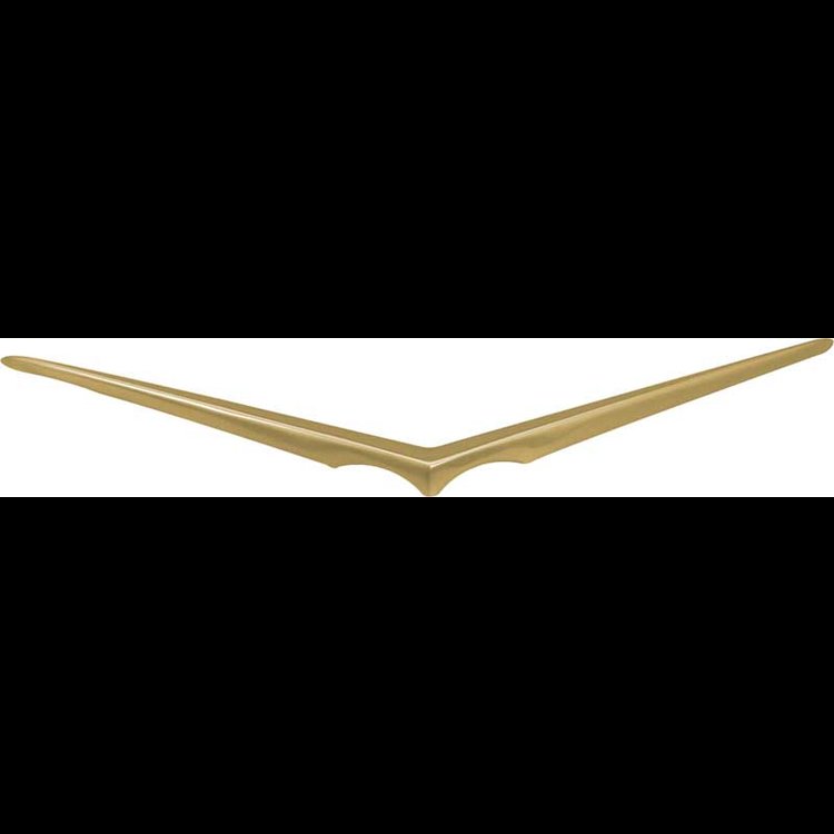 TF300034 Gold Trunk Vee Emblem for 1957 Chevy Bel Air