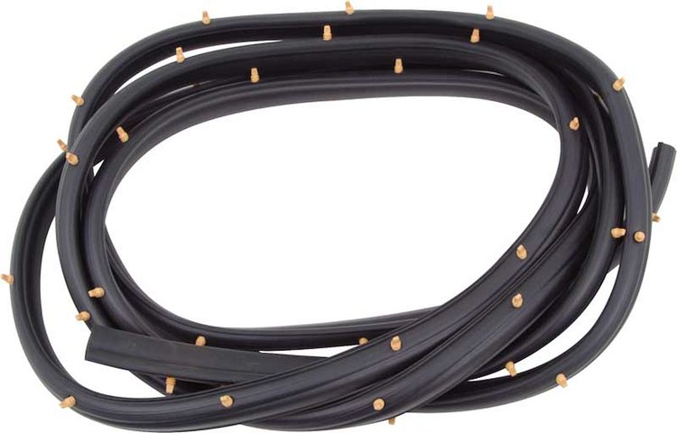 TF300152 Trunk Weatherstrip 1957 Chevrolet, Pontiac; with Clips; 2 and 4 Door, Sedan, Hardtop, Convertible