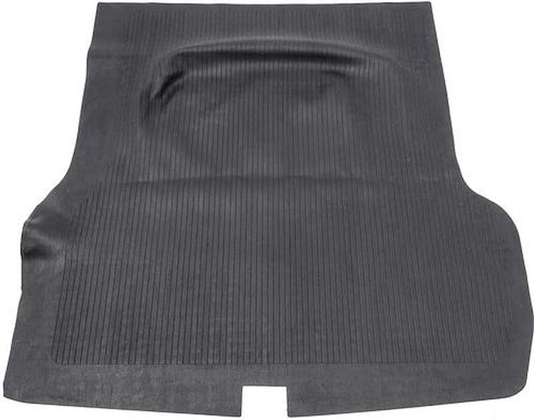 TF400186 1955-57 Chevy Bel Air, 150, 210; Rubber Trunk Mat; Without Spare Tire Cut Out